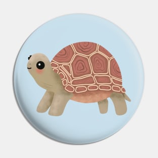 Cute Giant Tortoise kawaii Turtle Pin