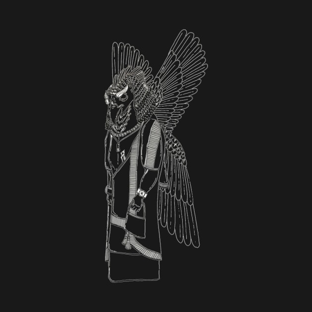 Apkallu Babylonian God by apokatastasis