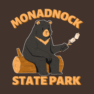 Monadnock State Park Camping Bear T-Shirt