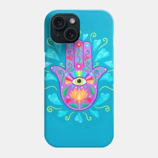 Lucky Hamsa Hand Talisman Phone Case