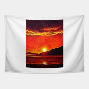 Ullapool Sunset Tapestry