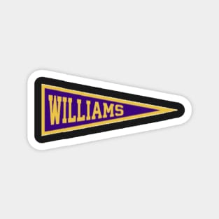 williams college pennant Magnet