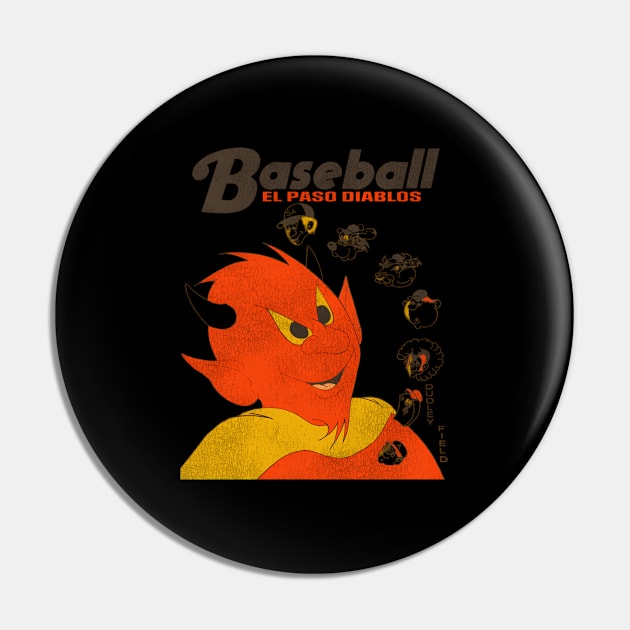 El Paso Diablos Baseball Pin by HypeRamen