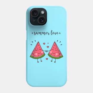 Cute Watermelon In Love Phone Case