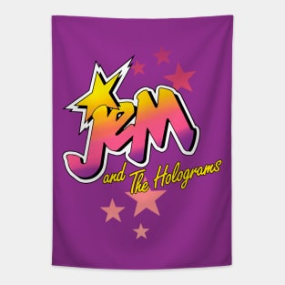 Jem and The holograms logo Tapestry