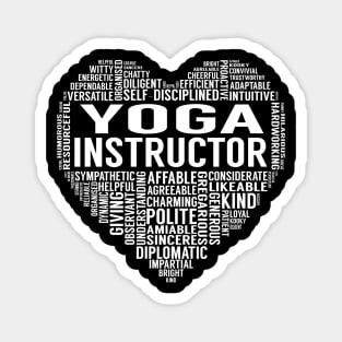 Yoga Instructor Heart Magnet