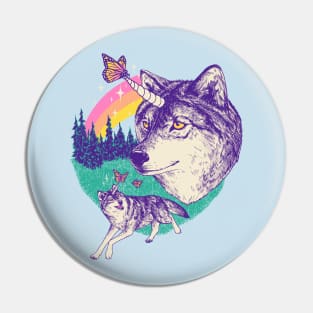 Heckin' Wolfcorns Pin