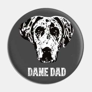 Great Dane Dad Pin