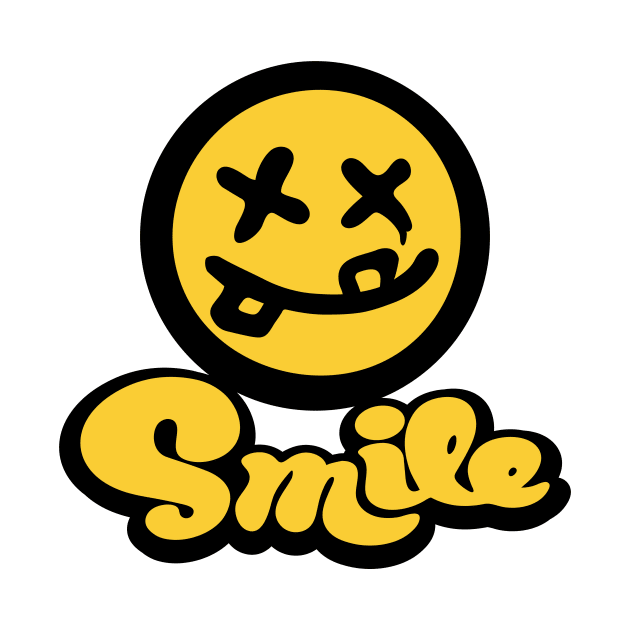 Y2K Asthetic 90'S Retro Smile Emoji Graphic by thatsy2k