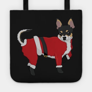 Christmas Chihuahua Tote