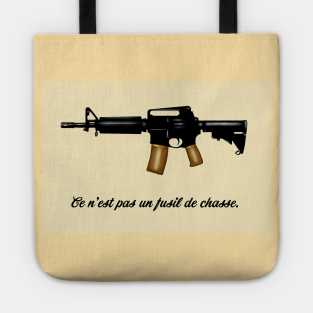 Ceci Nest Pas Une Pipe Tote Bags Teepublic Uk