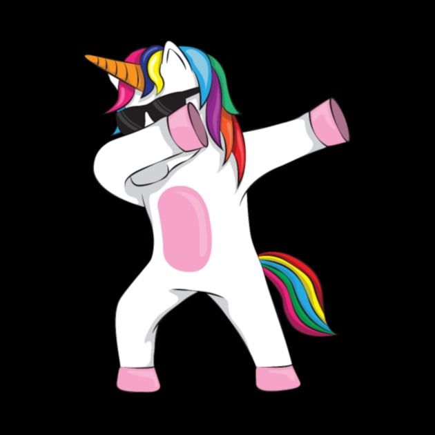 Cute Dabbing Unicorn Shirt Funny Unicorn Dab shirt by Nulian Sanchez