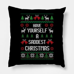 Have Yourself Saddest Christmas - Festive Introvert Pillow