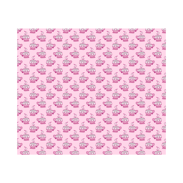 Pink Teacup Pattern by saradaboru