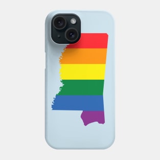 Mississippi state LGBT Pride Phone Case