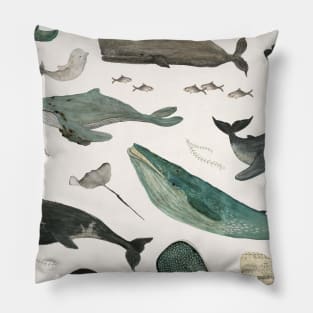 Big whale song Pillow