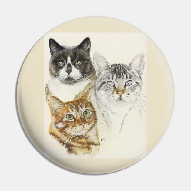 American Short-Haired Cats Pin by BarbBarcikKeith