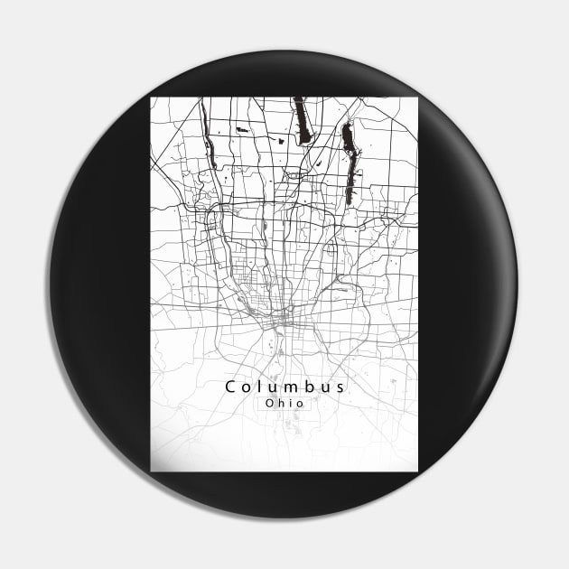 Columbus Ohio City Map Pin by Robin-Niemczyk