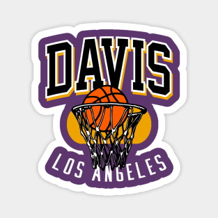 Davis Los Angeles Basketball Magnet