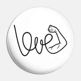 Love Is The Power Pin