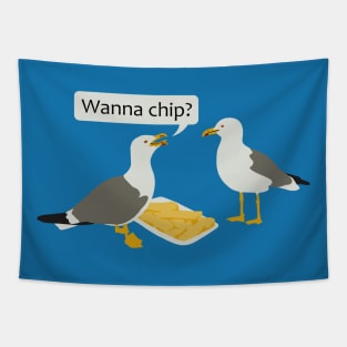 Gulls just wanna have fun Tapestry