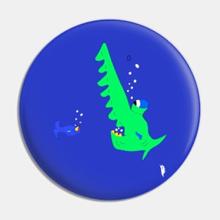 Fairy tale fish, funny fish Pin