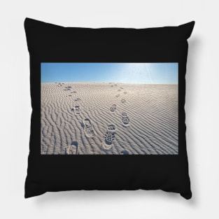 Footsteps in Desert Pillow