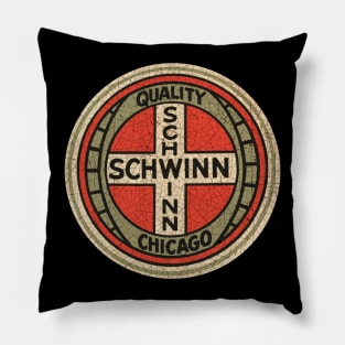 Schwin Vintage Bicycles Chicago Pillow