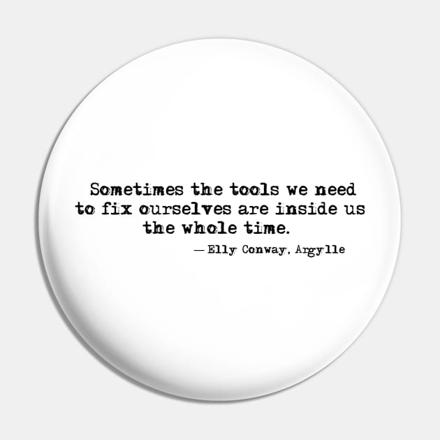 Argylle, Elly Conway Quote Pin by HerbalBlue