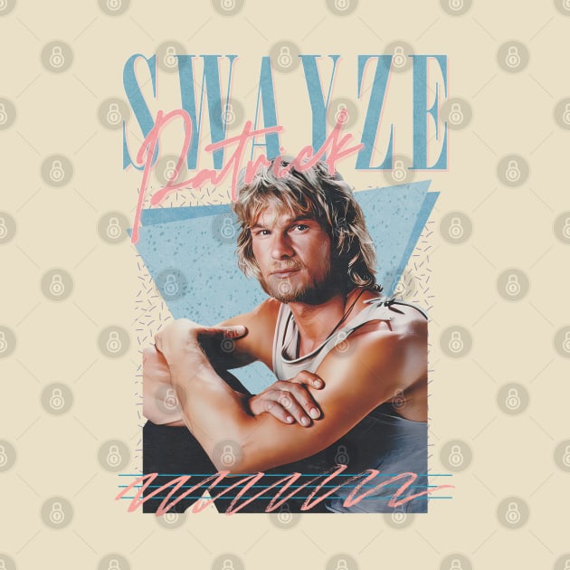 Patrick Swayze ∆ 90s Styled Retro Graphic Design by DankFutura