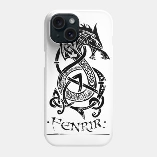 Black Fenrir Wolf Phone Case