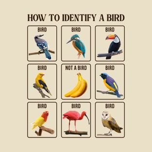 How To Identify A Bird T-Shirt