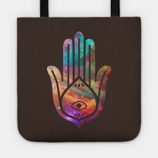 Galactic Hamsa Tote