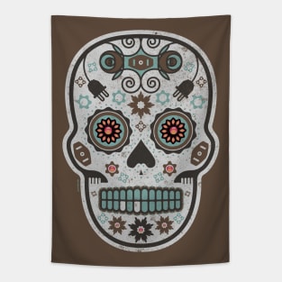 Rastro de Vida Mexican Sugar Skull Tapestry