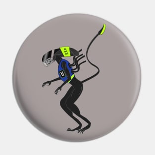 Service Alien Pin