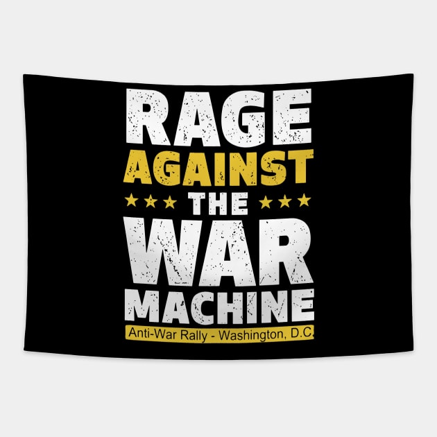 Rage Against The War Machine Tapestry by vouch wiry