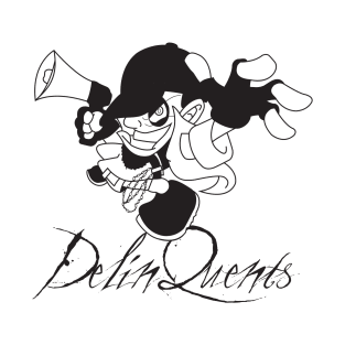 The DelinQuent Black&White T-Shirt