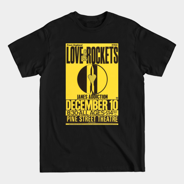 Love And Rockets, Jane's Addiction. - Love And Rockets - T-Shirt