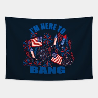 funny 4th of july Tapestry