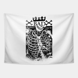 Bad Bones Skeleton Ribcage Tapestry