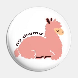 No Drama Llama Pin