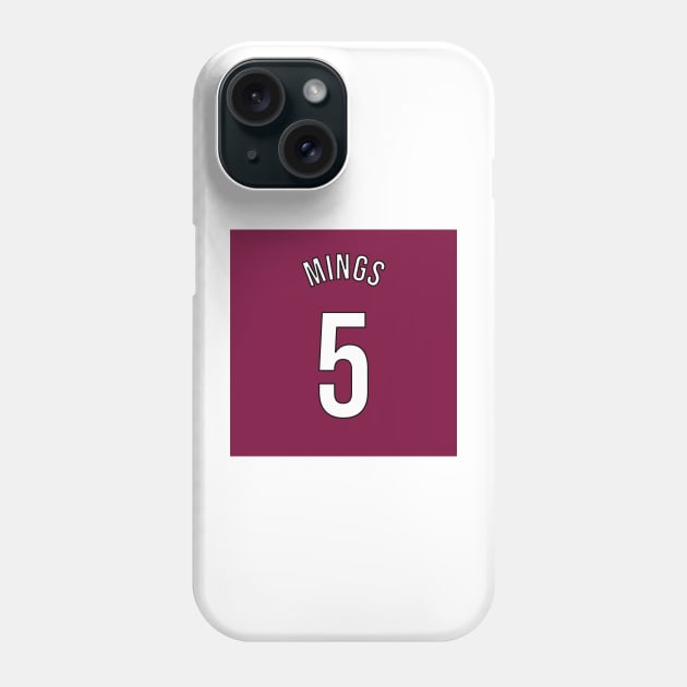 Mings 5 Home Kit - 22/23 Season Phone Case by GotchaFace