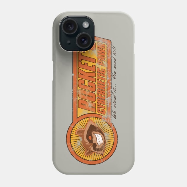 Rocket's Cybernetic Pawn Phone Case by Dudestream