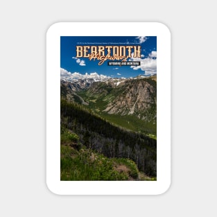 Beartooth Highway Wyoming and Montana Magnet