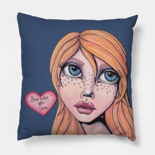 Love Who You Are Pillow