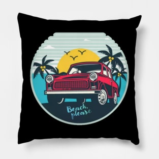 beach please Pillow