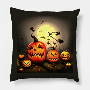 Halloween Happenings Birth Of The JackOLantern Pillow