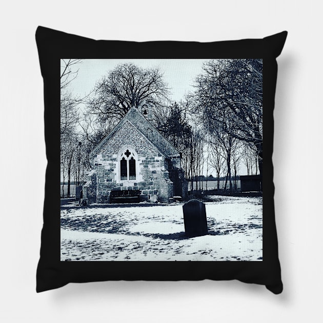 St Margaret of Antioch in the snow Pillow by robsteadman