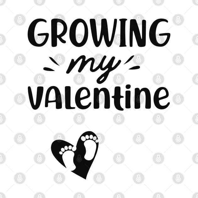 Pregnancy - Growing my valentine by KC Happy Shop