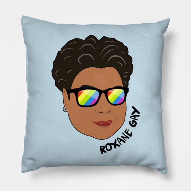 Roxane Gay Pillow by MorvernDesigns